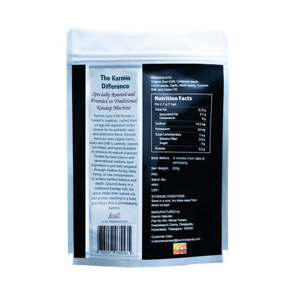 Karmin Organic Curry Chilli Powder (250g)
