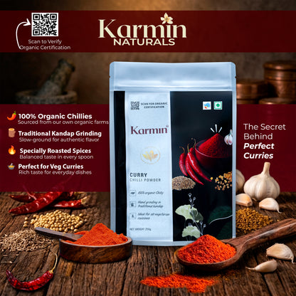 Karmin Organic Curry Chilli Powder (250g)